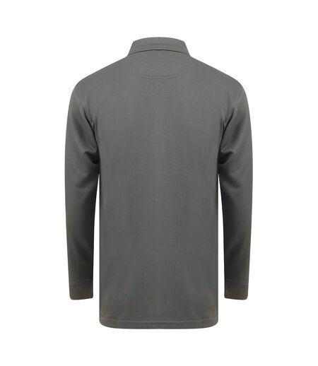 Polo adulte anthracite Henbury