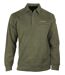 Sweat-shirt Col Polo Homme Ledertys Kaki LY0609-2