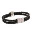 Rangers FC Leather Crest Bracelet (Black) (One Size) - UTTA9813