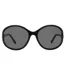 Womens/ladies Melody Smoke Sunglasses One Size Black Tom Ford-1