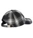 Casquette De Baseball Décontracté Motif/style Motif Écossais Homme Noir Blanc À Carreaux Brave Soul-3