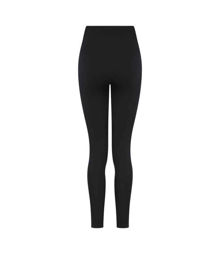 Womens/ladies Sculpting Leggings Black Tombo