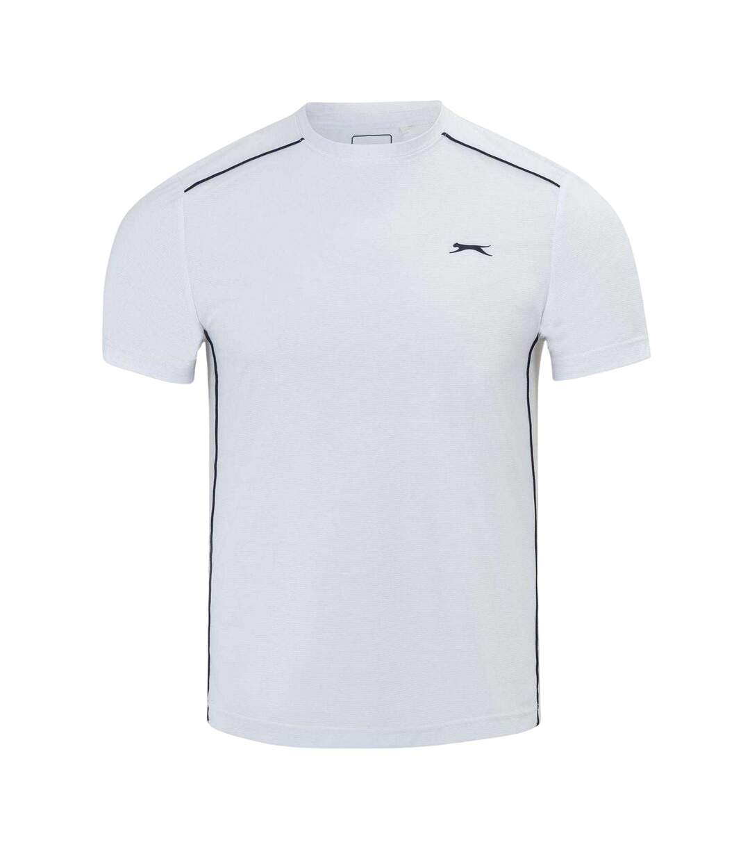 Mens Tech Performance Tennis T-shirt White Slazenger-1