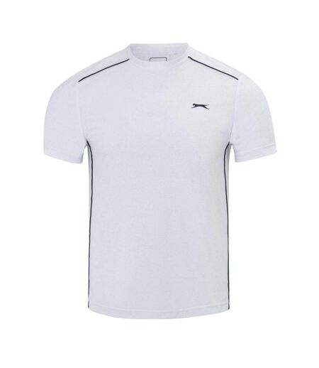 Mens Tech Performance Tennis T-shirt White Slazenger