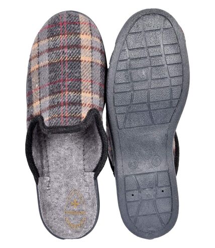 Pantoufle HOMME Mule PREMIUM 44170 GRIS