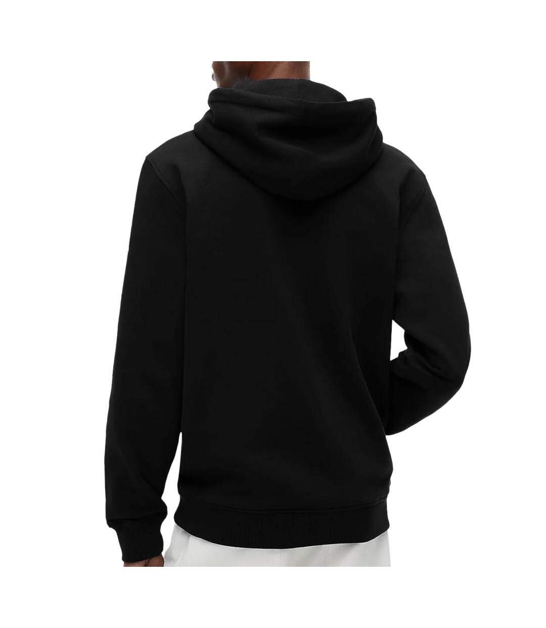 Sweat noir homme tommy hilfiger badge-2