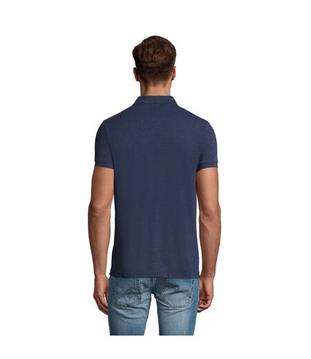 Polo Perfect Homme Bleu Denim Chiné SOLS