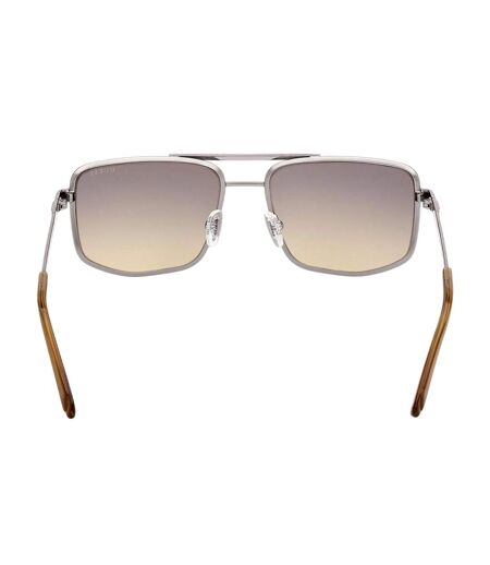 Lunettes De Soleil Motif/style Rectangulaire Adulte Taille Unique Argenté Marron Guess