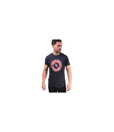 T-shirt Style Disque Vinyle Homme Bleu Marine Lambretta