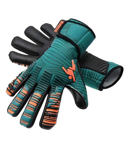 Precision Unisex Adult Elite 2.0 Contact Goalkeeper Gloves (Teal/Fluorescent Orange/Black) - UTRD1461