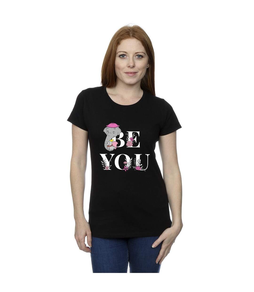 Disney - T-shirt DUMBO BE YOU - Femme (Noir) - UTBI16415-2