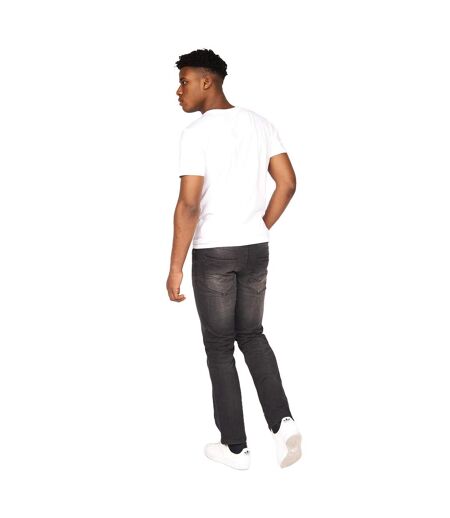 Jean Cadman Homme Noir Délavé Crosshatch