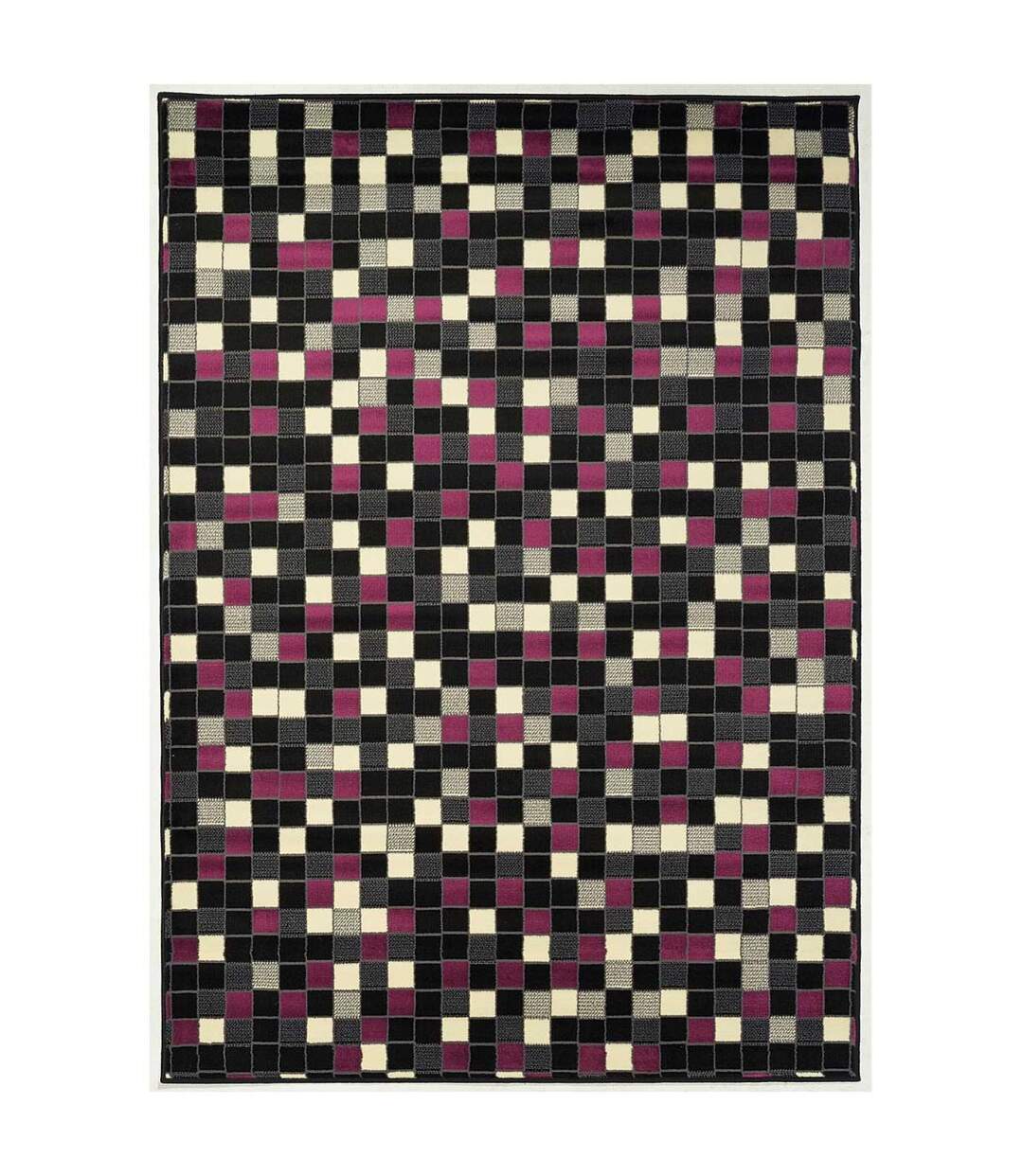 Tapis salon et chambre tissé motif géométrique AF1 PIXELY