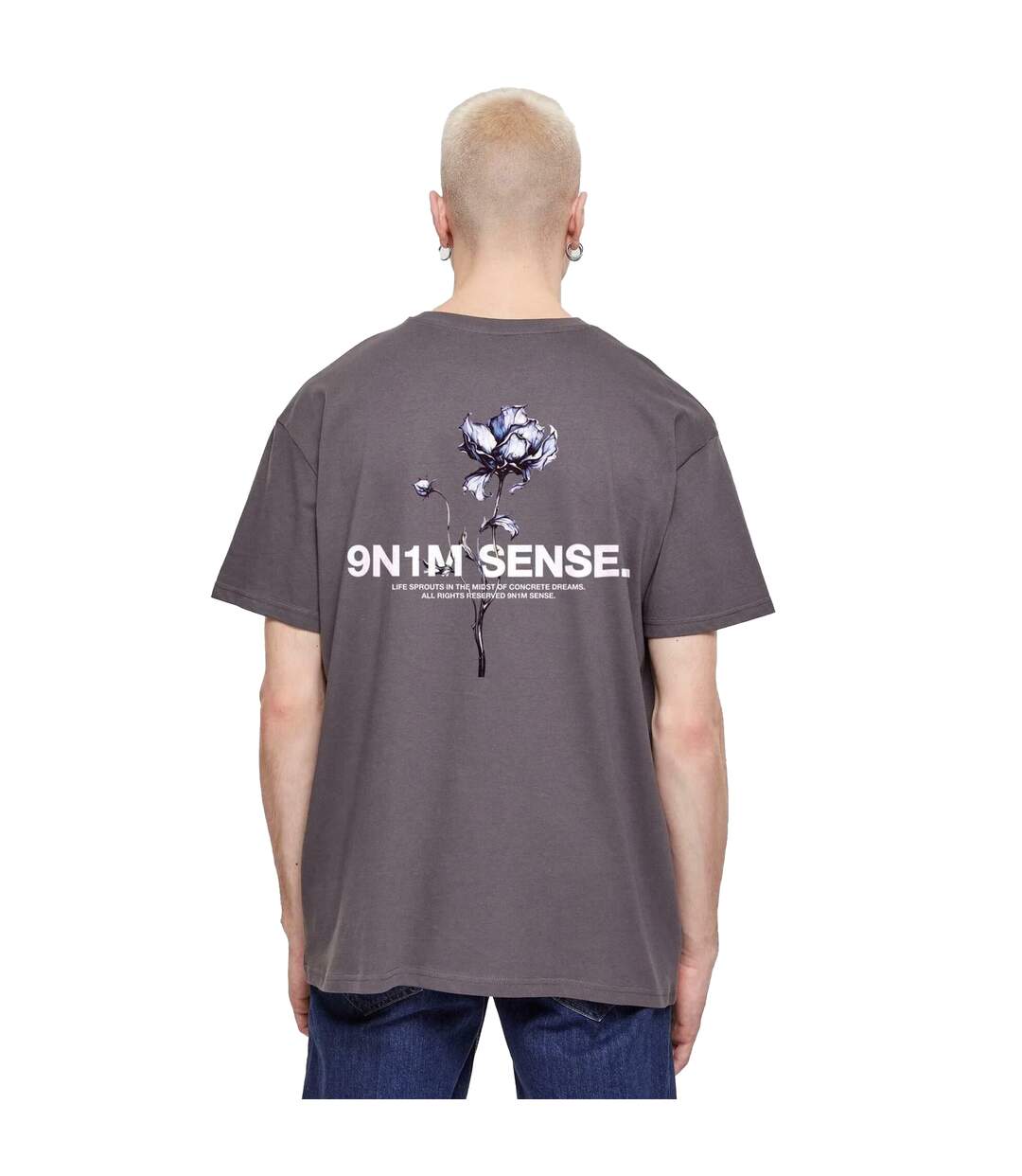 T-shirt Hommes Fleurs Aimant 9N1M SENSE-2