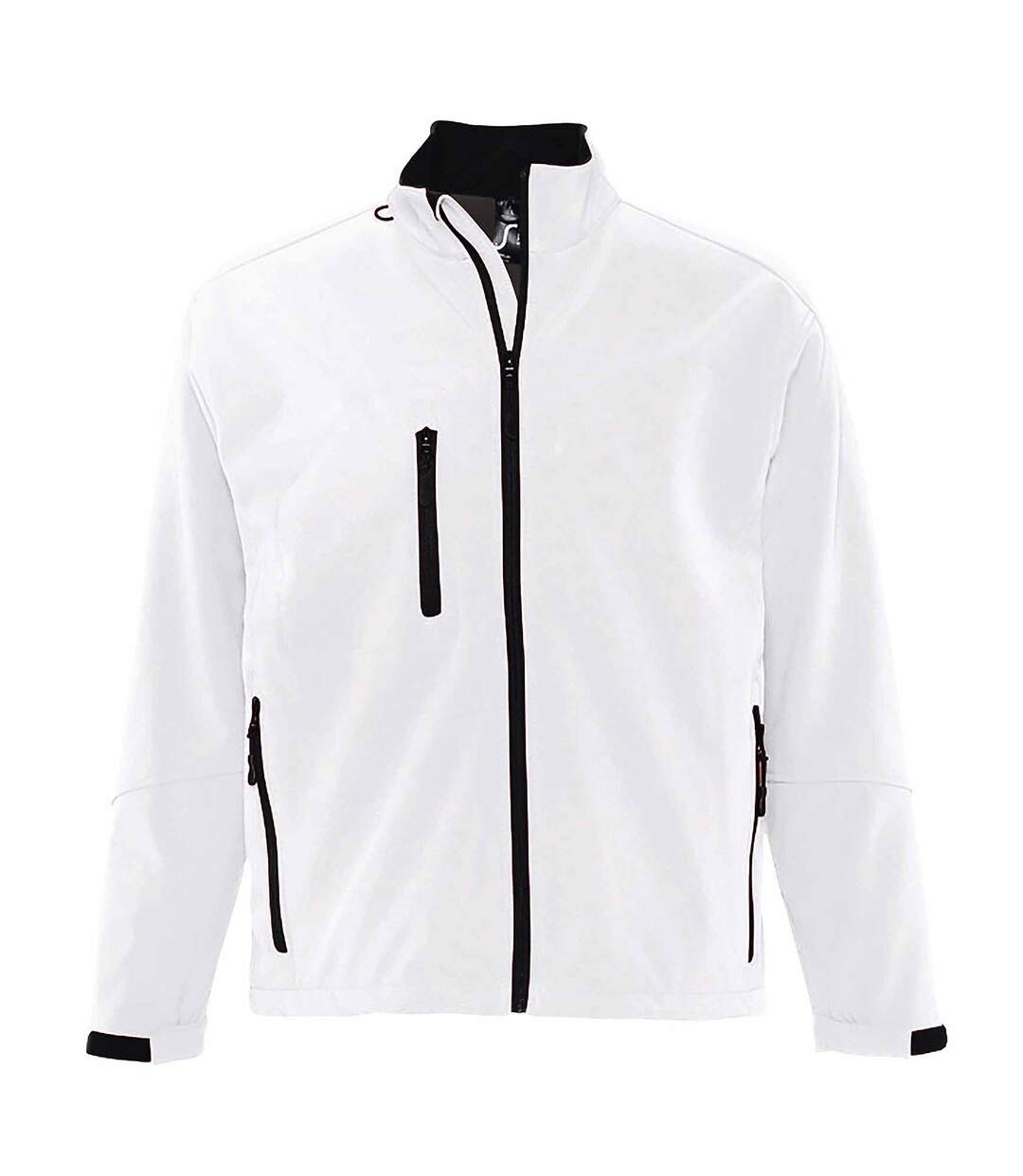 SOLS Mens Relax Soft Shell Jacket (Breathable, Windproof And Water Resistant) (White)