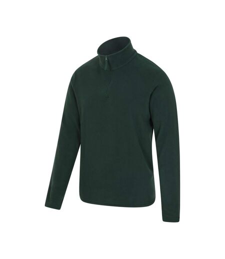 Mens Camber Ii Half Zip Fleece Top Dark Green Mountain Warehouse