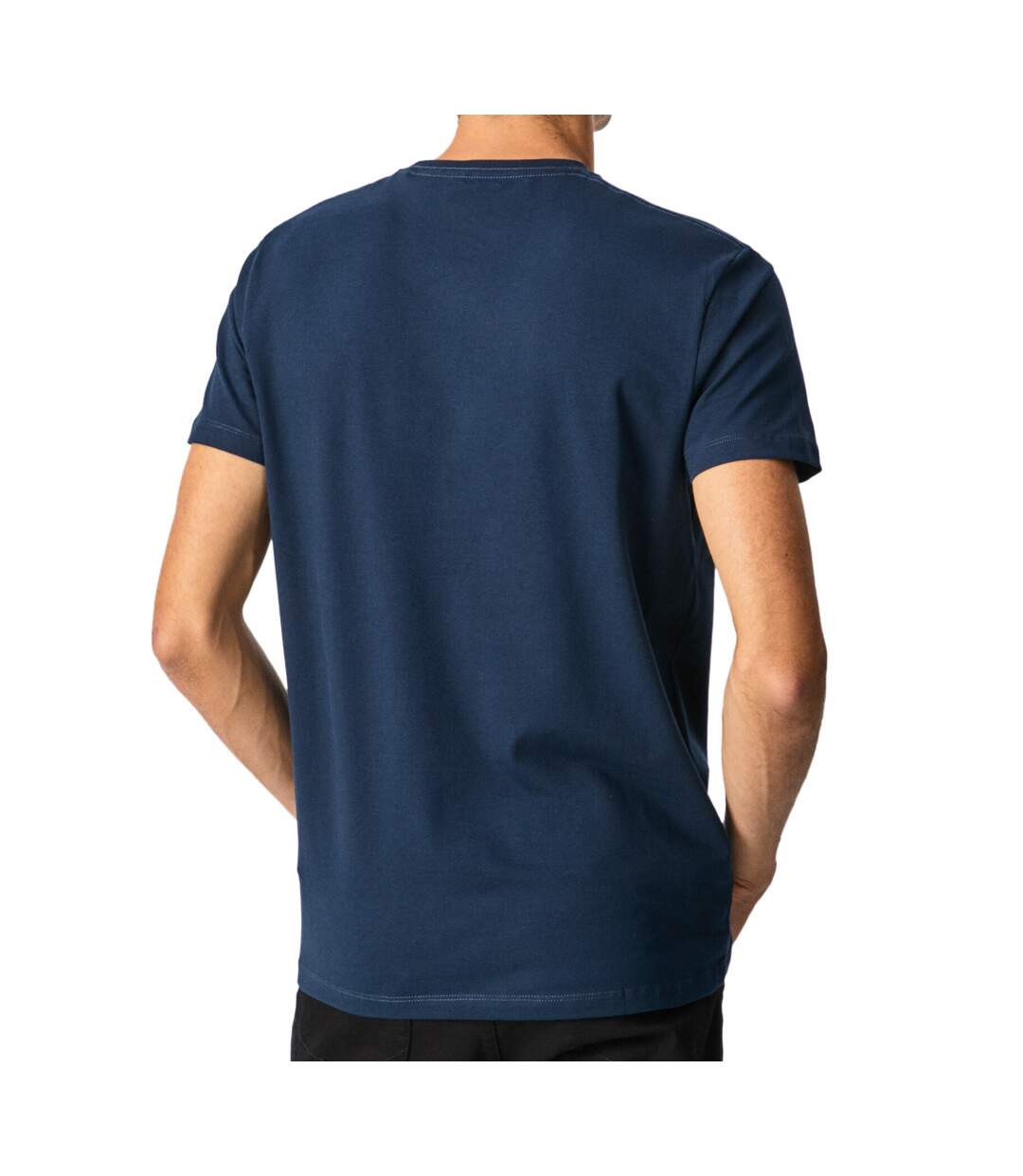 T-shirt Marine Homme Pepe Jeans Original Stretch N-2