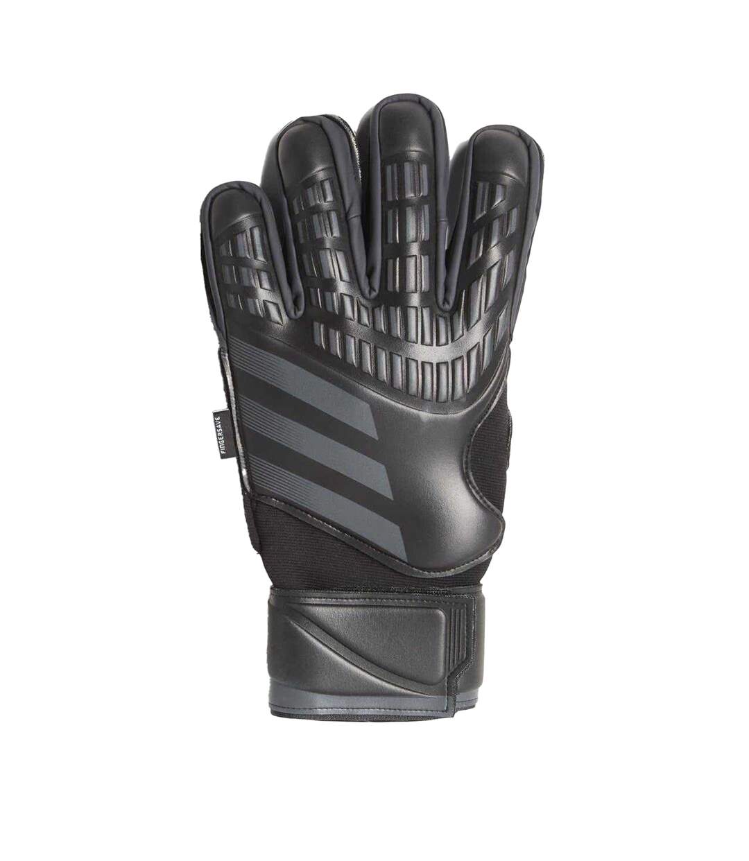 Unisex Adult Predator Match Fingersave Goalkeeper Gloves Black Adidas-1