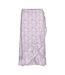 Jupe violette à fleurs femme vero moda smilla-2
