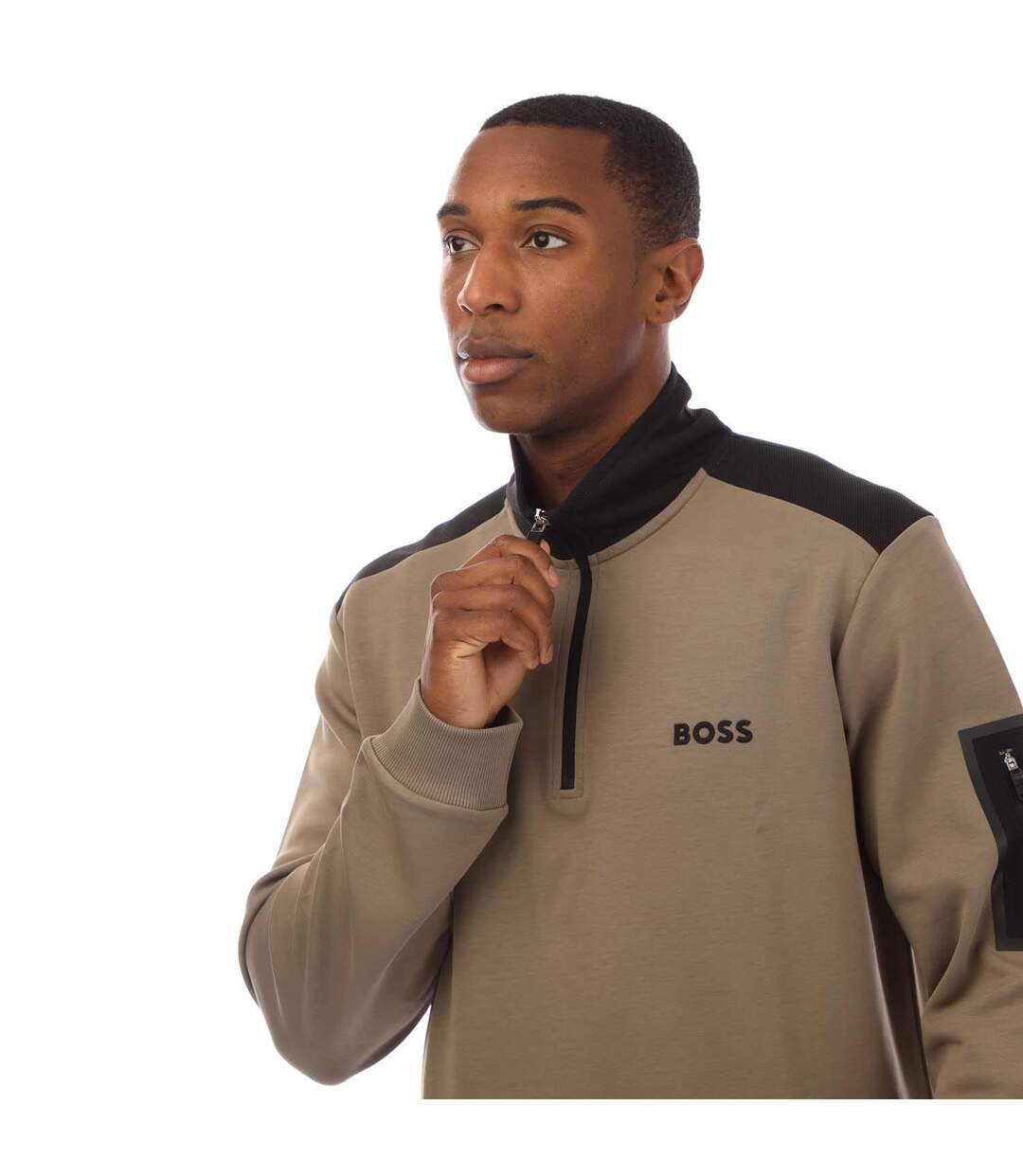 Sweat Homme Vert Hugo Boss-4