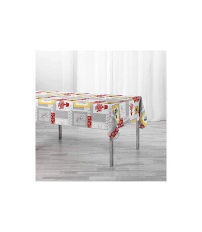 Nappe Antitache Graziella 150x240cm Jaune & Brique