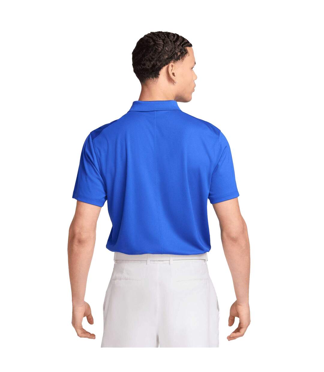 Polo Motif/style Uni Victory Homme Bleu Roi Blanc Nike-2