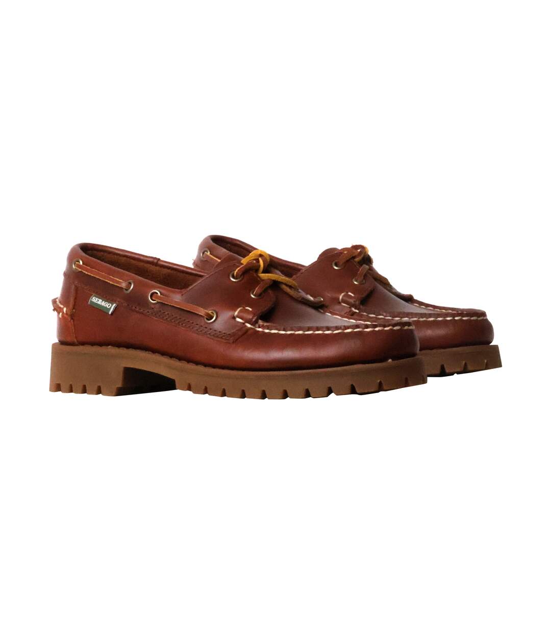 Mocassin Cuir Docksides Sebago Ranger Waxy-3