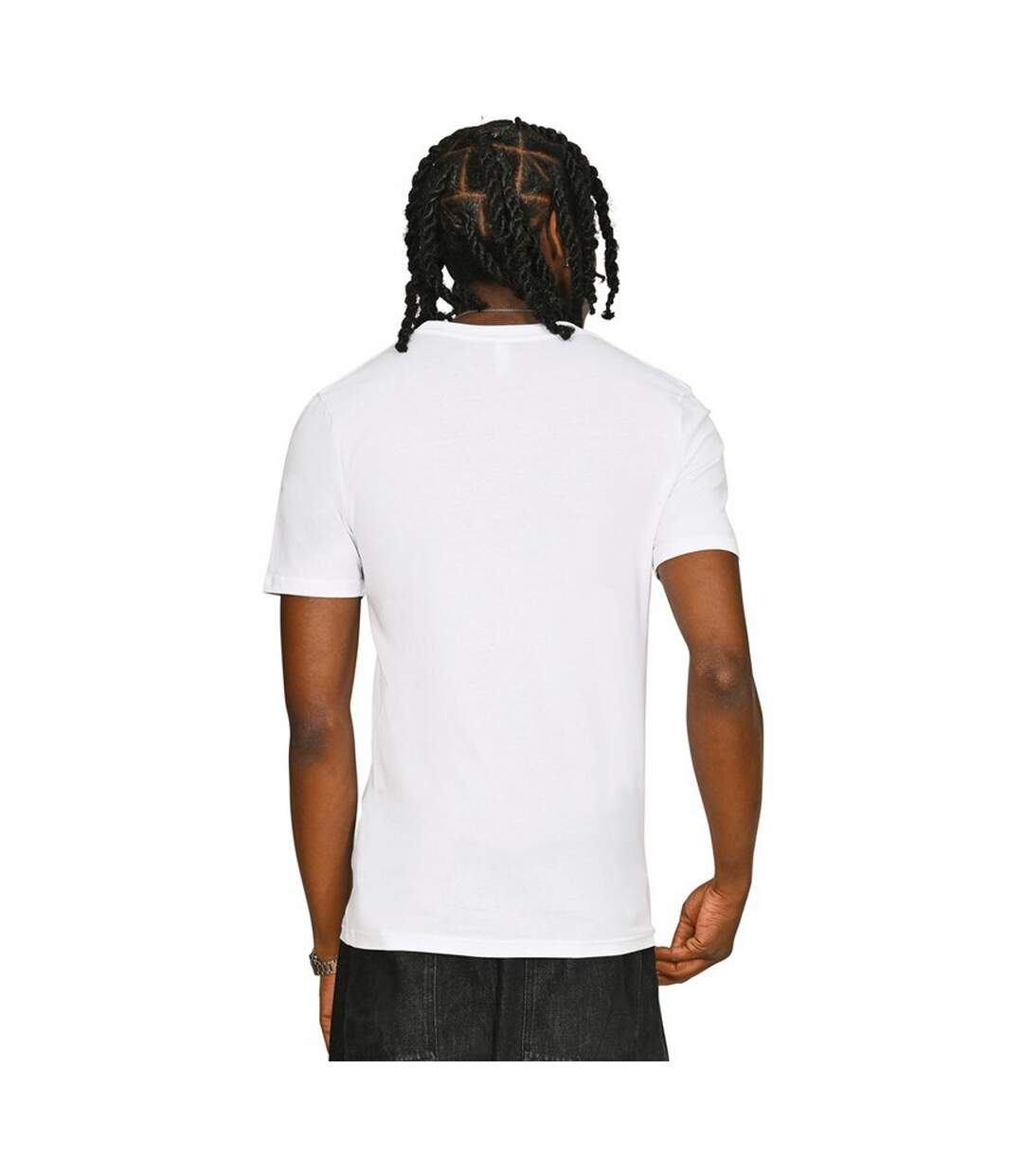 T-shirt Adulte Blanc Casual Classics-3