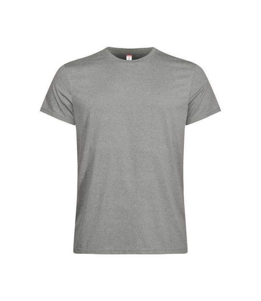 T-shirt Basic Active Homme Gris Chiné Clique-1