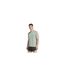 Mens Own The Run T-shirt Silver Green Adidas-1