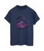 Disney Femmes/Les femmes Encanto Mirabel Flower Cotton Boyfriend T-Shirt (Bleu marine) - UTBI22412-1