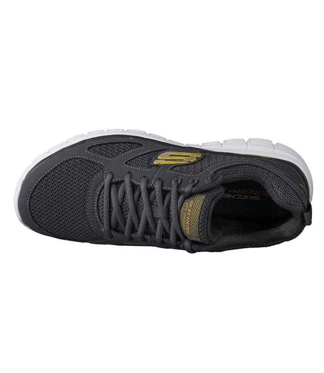 Baskets Burns Agoura Homme Gris Charbon Gris Argent Skechers-3