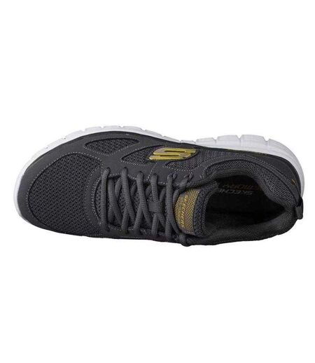 Baskets Burns Agoura Homme Gris Charbon Gris Argent Skechers