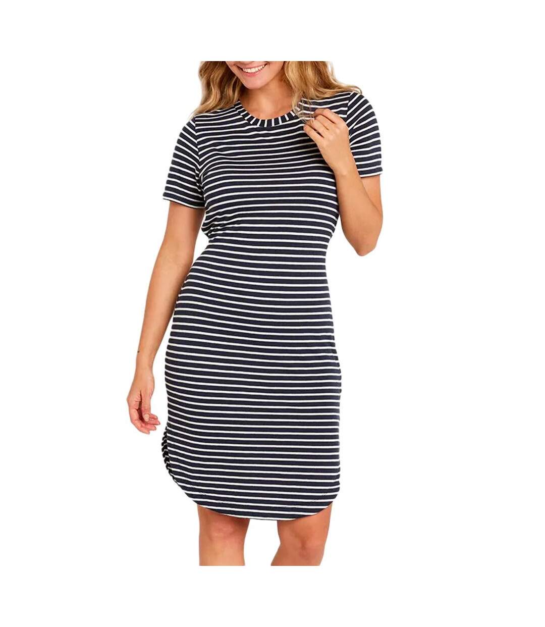 Robe rayures marine/blanc femme rip curl limonade-1