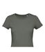 T-shirt femme gris kaki B&C