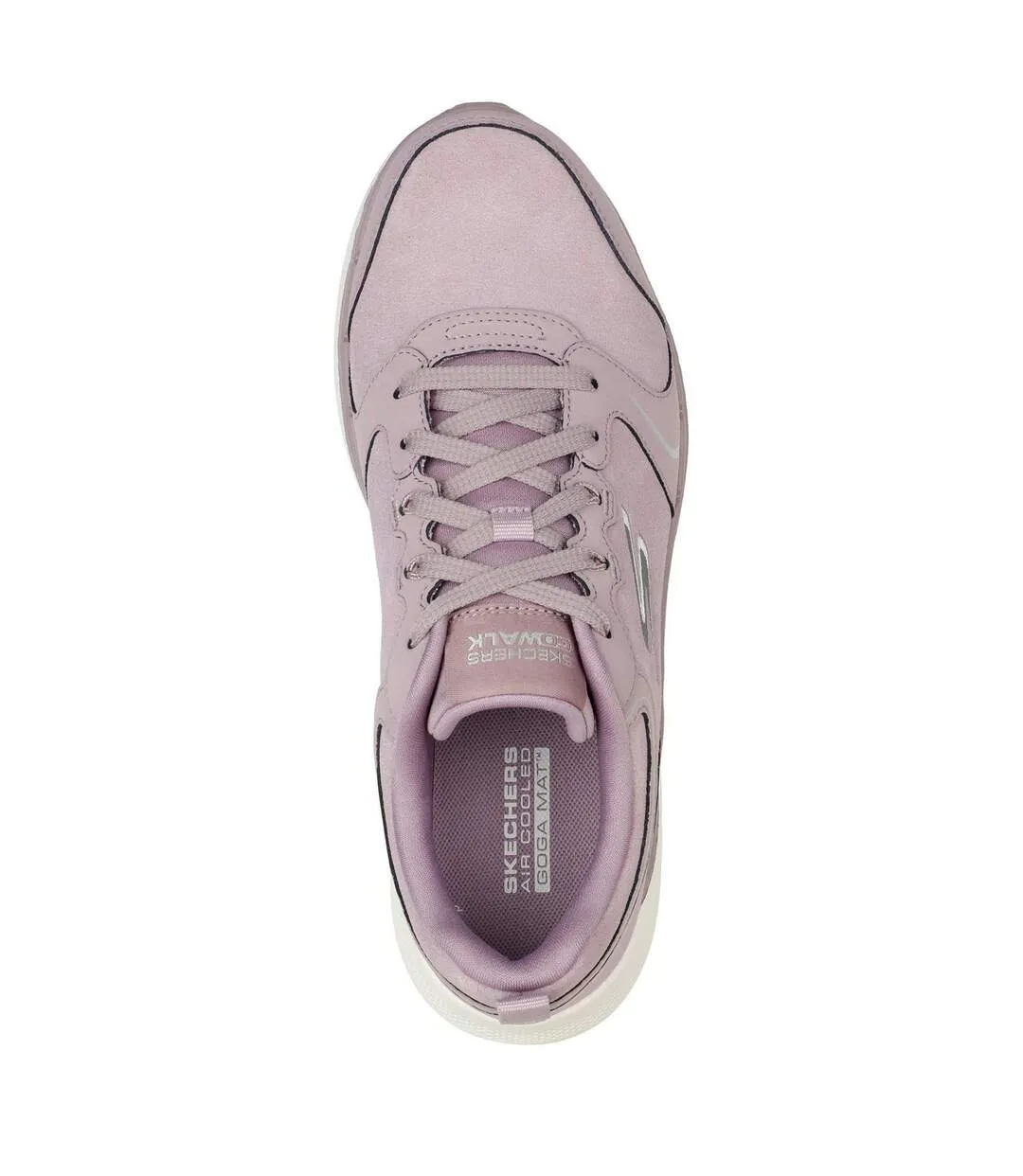 Baskets Go Walk Femme Mauve Skechers-4