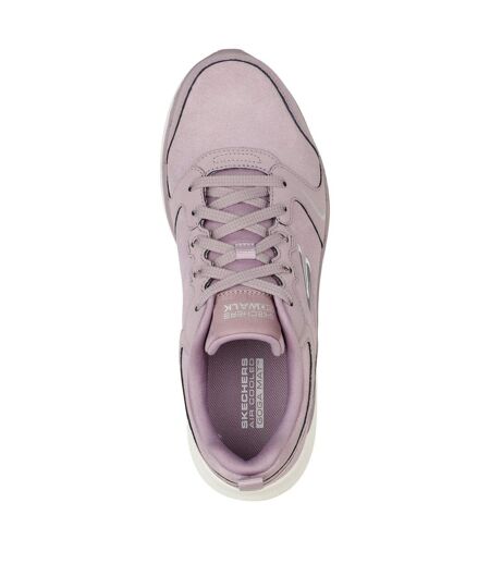 Baskets Go Walk Femme Mauve Skechers