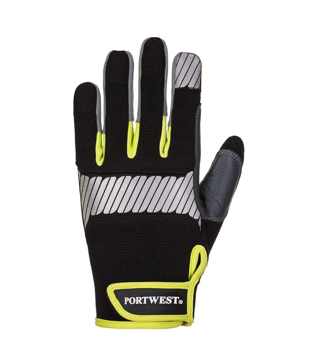Unisex Adult Pw3 Utility Gloves Xxl Black Yellow Portwest-2