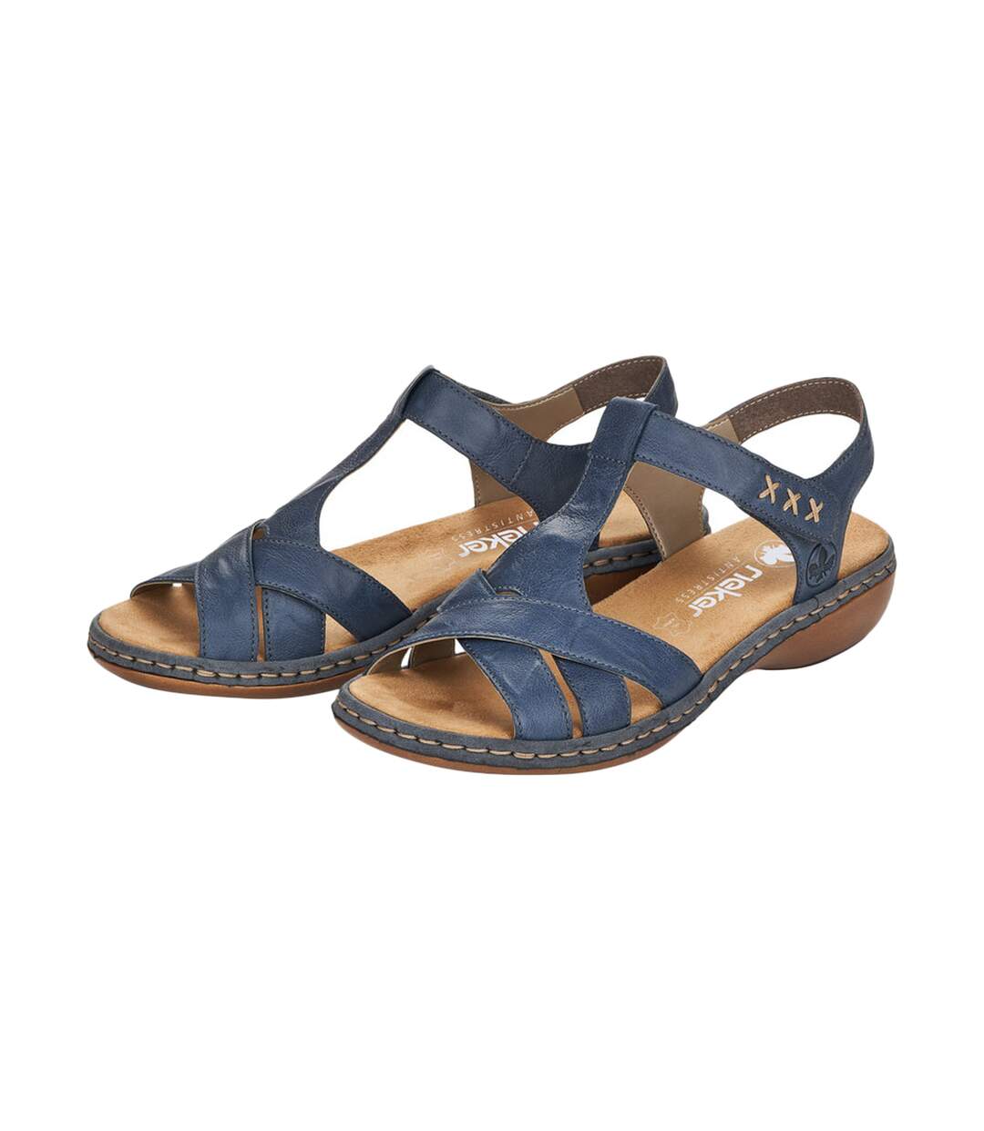 Sandales Cuir Rieker Massa-3