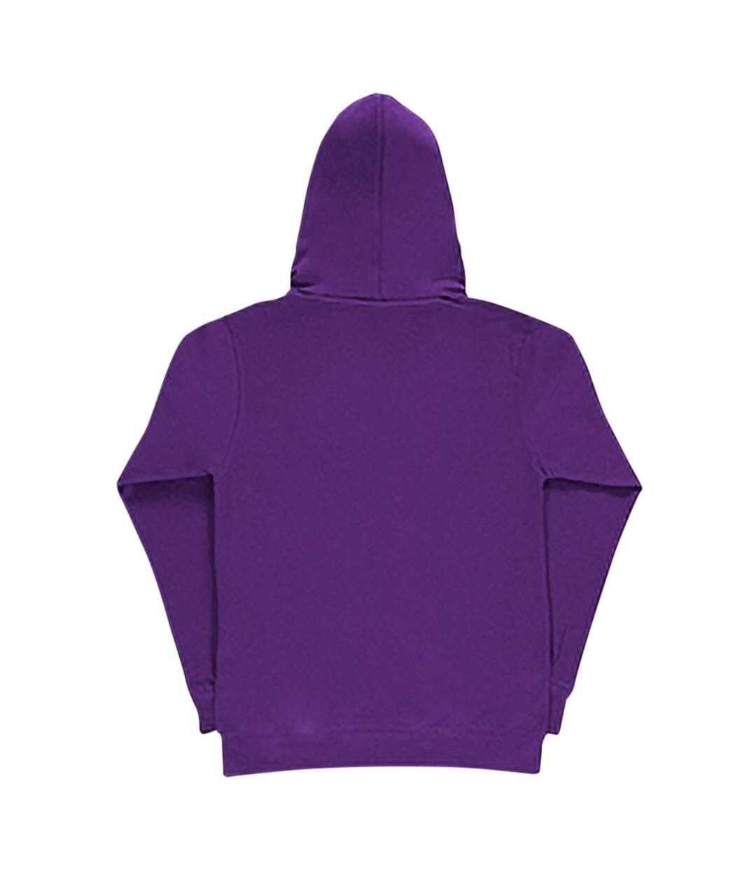 Sweatshirt Uni À Capuche Femme Violet SG-2