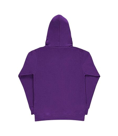 Sweatshirt Uni À Capuche Femme Violet SG