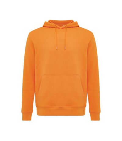 Unisex adult rila recycled cotton lightweight hoodie orange Iqoniq