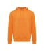 Unisex adult rila recycled cotton lightweight hoodie orange Iqoniq-1