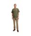 T-shirt Motif/style Uni Basic Homme Kaki Foncé Jack And Jones-1