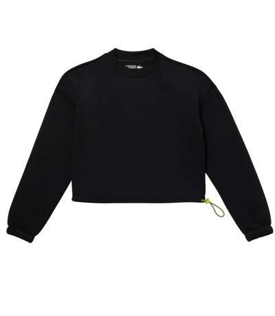 Sweat femme noir Lacoste