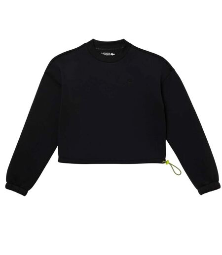 Sweat femme noir Lacoste