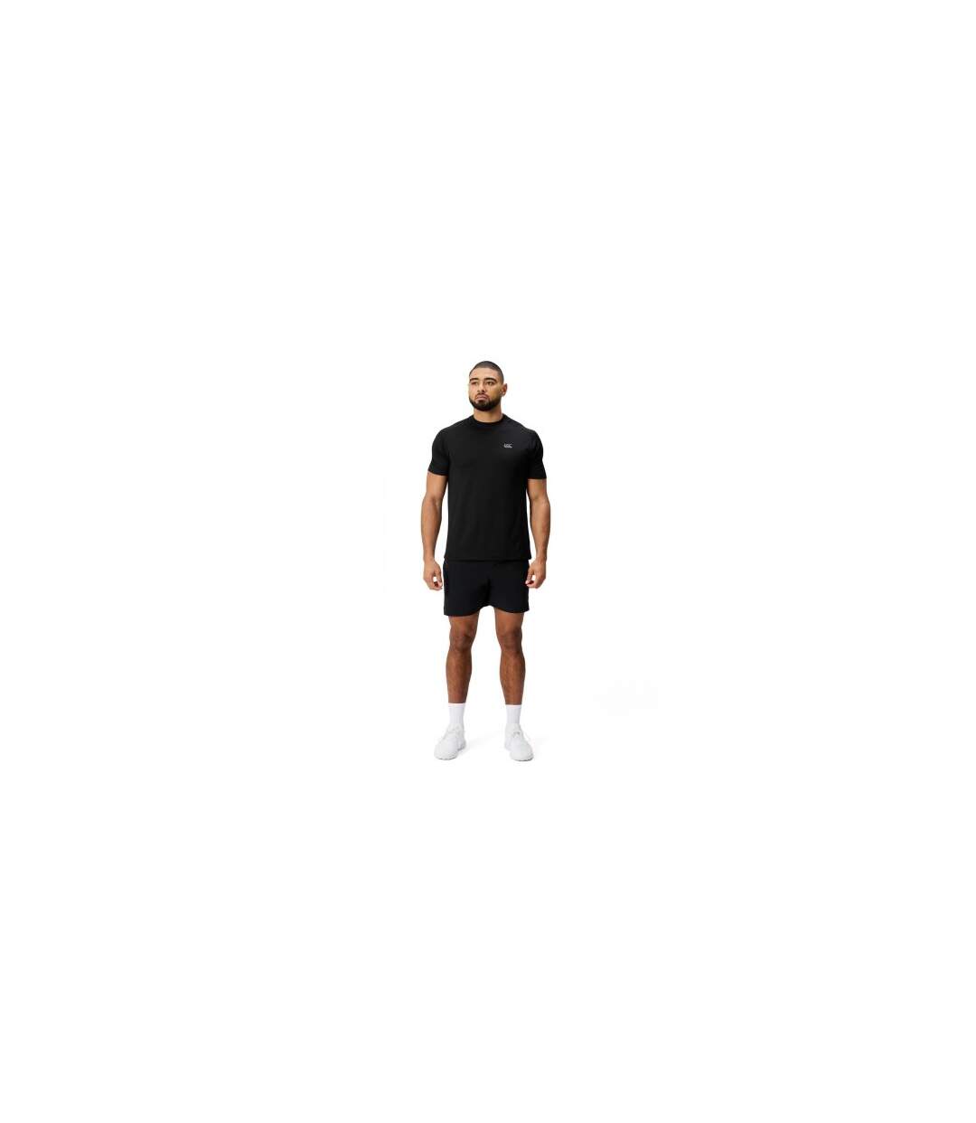 Mens Tempo Short-sleeved T-shirt Black Canterbury-1
