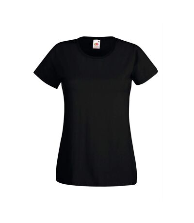 T-shirt à manches courtes femme noir Universal Textiles