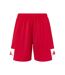 Short rouge homme kappa daggo - l-1