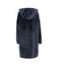 Sweat À Capuche Couverture Femme Bleu Marine Linea-2